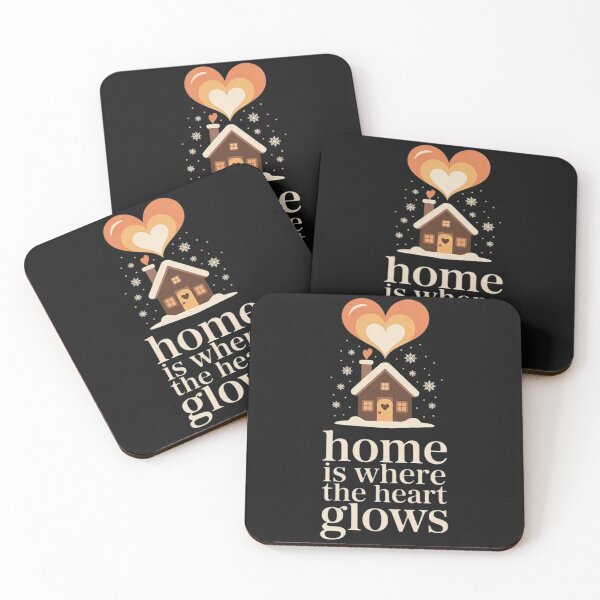 Item preview, Home is Where The Heart Glows Cozy Aesthetic  designed and sold by Vastingan.