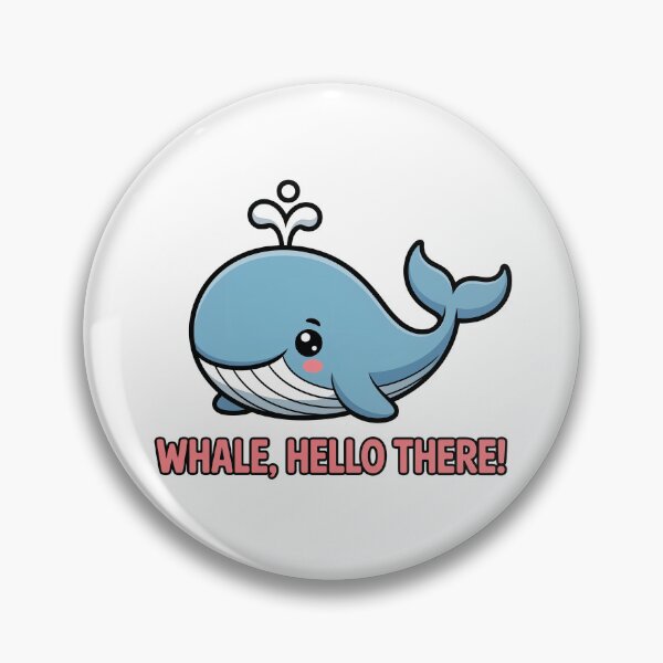 Item preview, Whale, Hello There! designed and sold by marshmelephant.