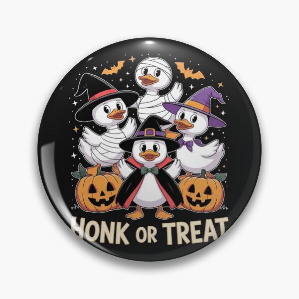 Item preview, Honk or Treat Goose Shirt Cute Halloween Pumpkin Ghost designed and sold by Vastingan.