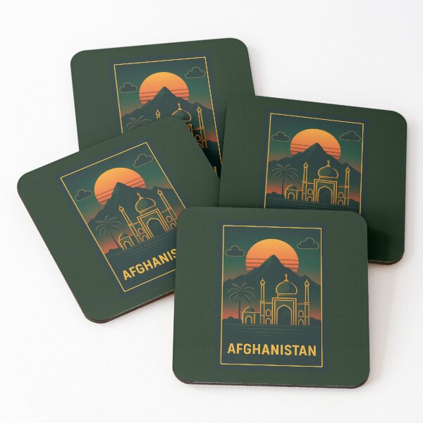 Item preview, Afghanistan Neon Travel designed and sold by Thistle-TShop.