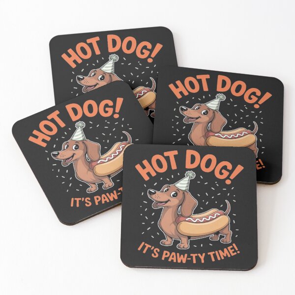 Item preview, Hotdog Dachshund Birthday Party Dog Lover designed and sold by Vastingan.