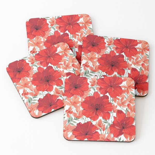 Item preview, Bright Red Flower designed and sold by CoolPixels.