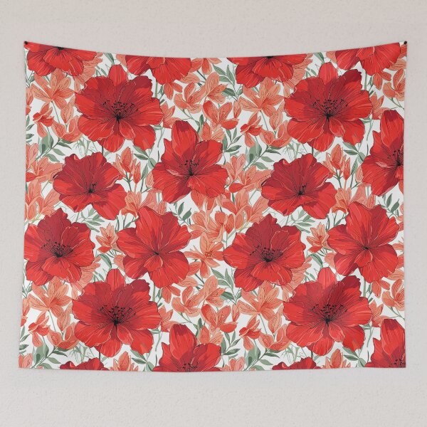 Item preview, Bright Red Flower designed and sold by CoolPixels.