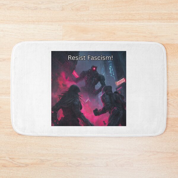 Item preview, "Resist the Machine: Cyberpunk Fascism Uprising" designed and sold by Fortress76.