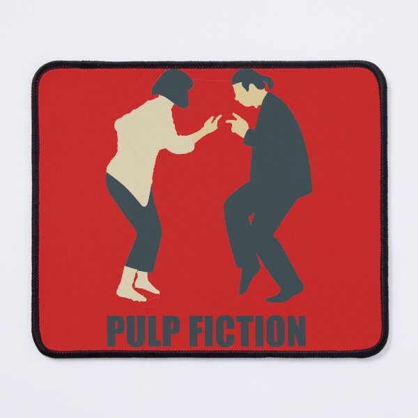 Item preview, Pulp Fiction Minimalist Dance Scene Design – Faceless Tarantino Cult Classic Art designed and sold by stillnoir.