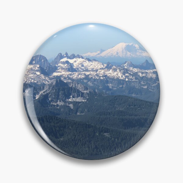 Item preview, Chimney Rock Cascade Mountains with Mt Rainier designed and sold by flyscenicair.