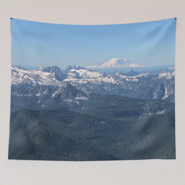 Item preview, Chimney Rock Cascade Mountains with Mt Rainier designed and sold by flyscenicair.