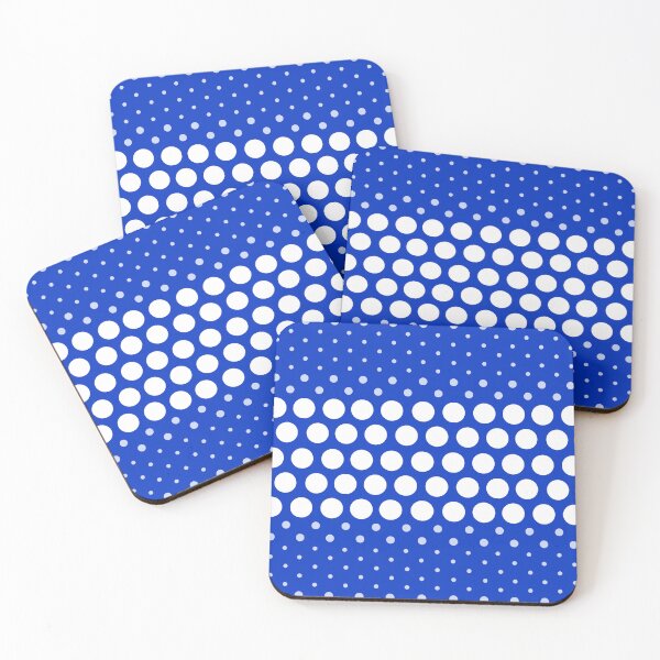 Item preview, Dotwave White Polka Dots on Cobalt Blue  designed and sold by POLKAIWERX.