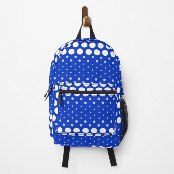 Item preview, Dotwave White Polka Dots on Cobalt Blue designed and sold by POLKAIWERX.