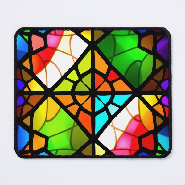 Item preview, Abstract Stained Glass Light designed and sold by CTM ArtStudio.