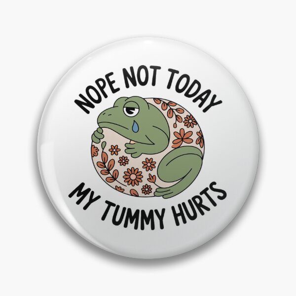 Item preview, IBS Stomach Ache Frog Nope Not Today My Tummy Hurts designed and sold by Ikwalima.