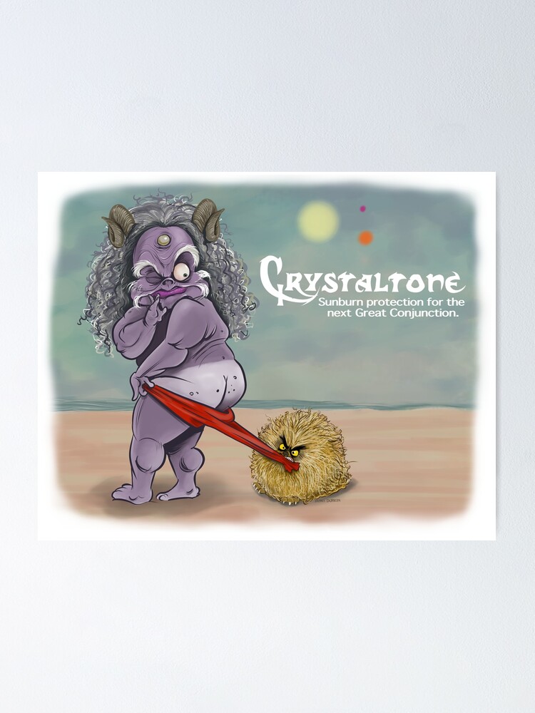 Crystaltone- Sunburn protection for the next Great Conjunction Poster for  Sale by Kenny Durkin