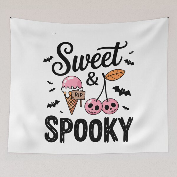Item preview, Ice Cream Cherry Sweet Spooky Cute Summer Halloween designed and sold by Ikwalima.