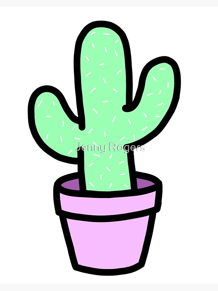 How to Draw a Cactus - Easy Drawing Art | Cactus drawing, Succulent art  drawing, Plant drawing