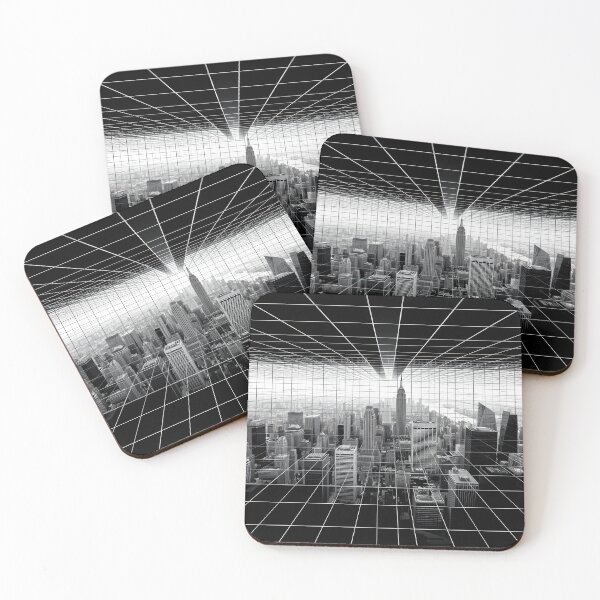 Item preview, Cityscape Grid Abstract designed and sold by CTM ArtStudio.