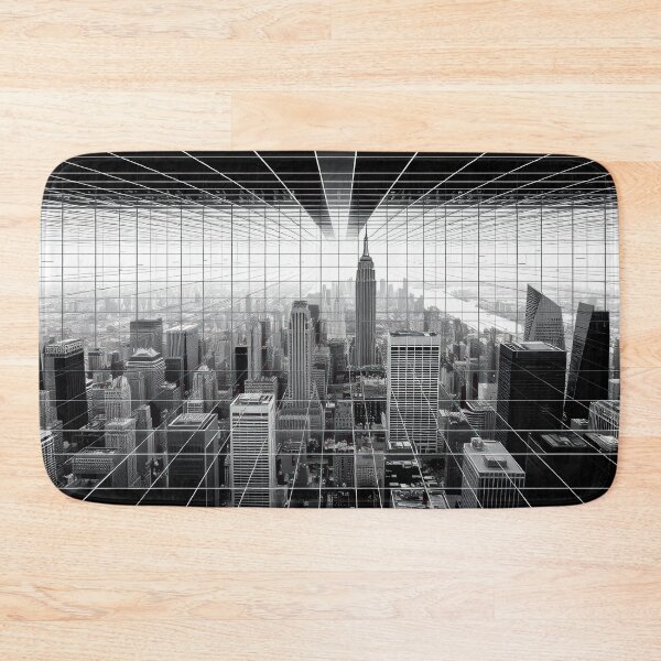 Item preview, Cityscape Grid Abstract designed and sold by CTM ArtStudio.