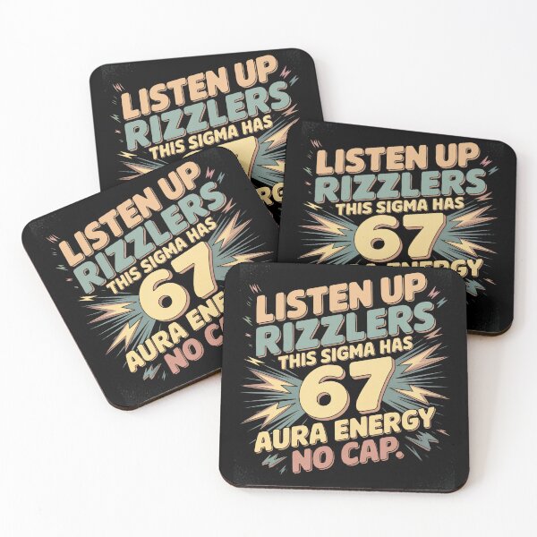 Item preview, Listen Up Rizzlers This Sigma Has 67 Aura Energy No Cap designed and sold by AScribbler0.