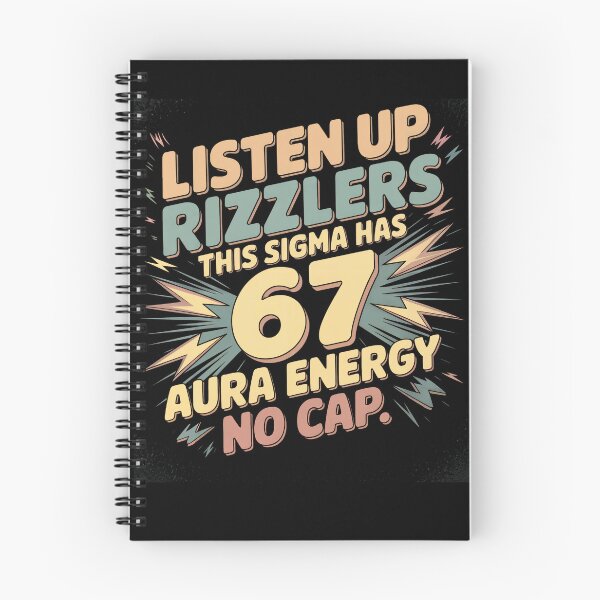 Item preview, Listen Up Rizzlers This Sigma Has 67 Aura Energy No Cap designed and sold by AScribbler0.