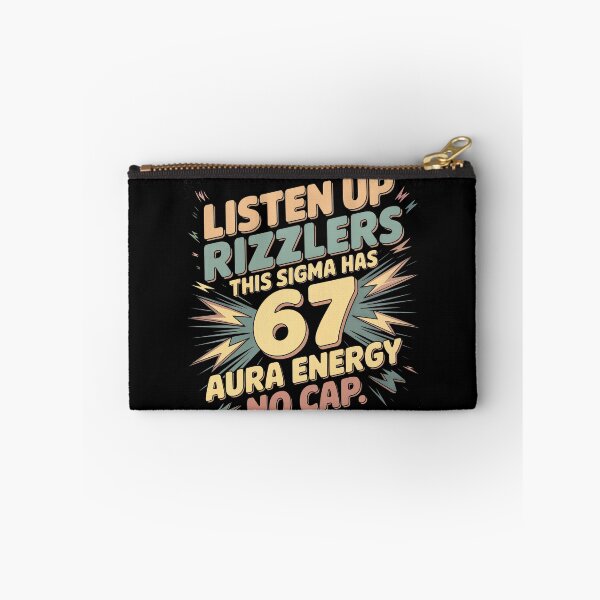 Item preview, Listen Up Rizzlers This Sigma Has 67 Aura Energy No Cap designed and sold by AScribbler0.