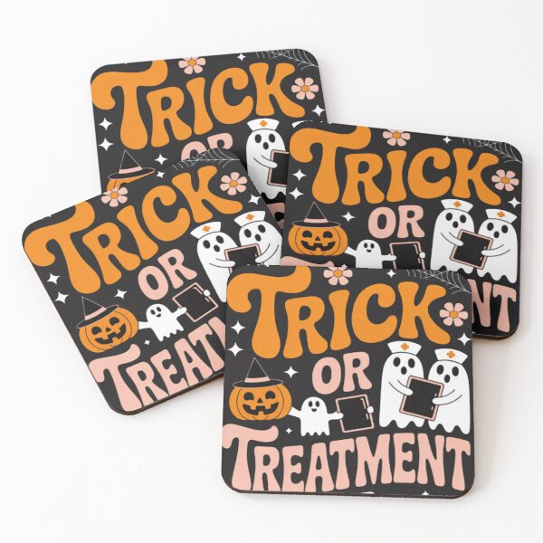 Item preview, Trick Or Treatment Cute Ghost Paramedic Halloween Nurse designed and sold by GarinaguHN.