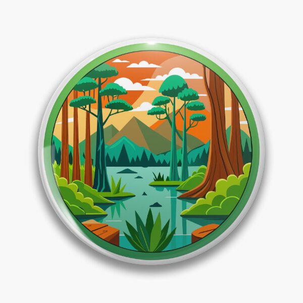 Item preview, Congaree National Park Design – South Carolina Cypress Swamp Wilderness Art designed and sold by ActiveOutdoorLiving.