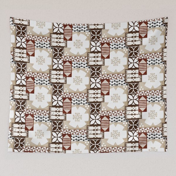 Item preview, Fijian Modern Tapa Pattern - Niumaia designed and sold by lolomastudio.