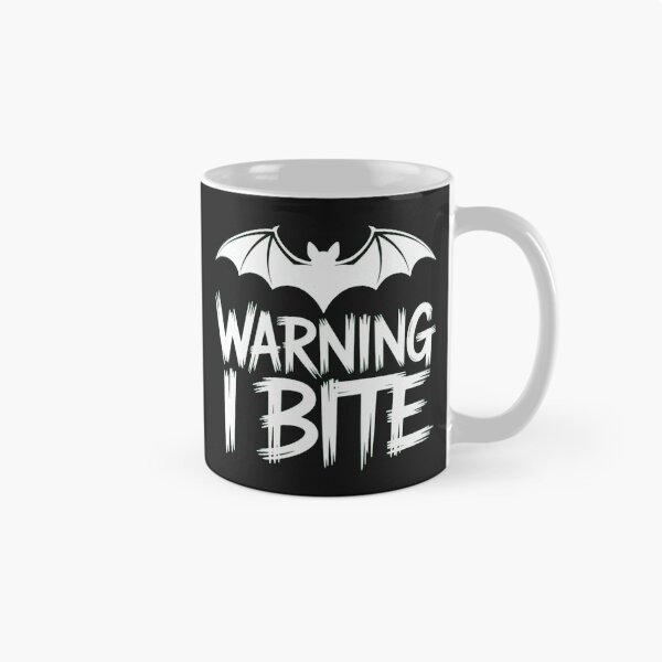Item preview, Warning I Bite Halloween Spooky Bat designed and sold by GarinaguHN.