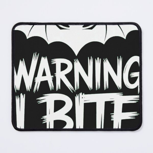Item preview, Warning I Bite Halloween Spooky Bat designed and sold by GarinaguHN.
