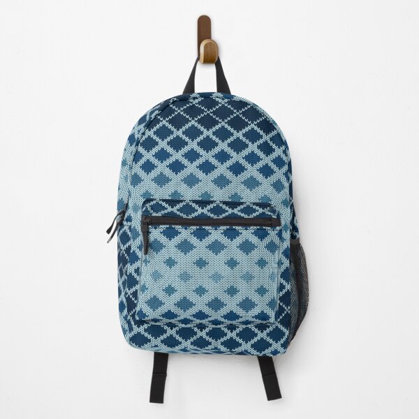 Item preview, Knitted Argyle Gradient in Blue Tones designed and sold by teaw-teaw.