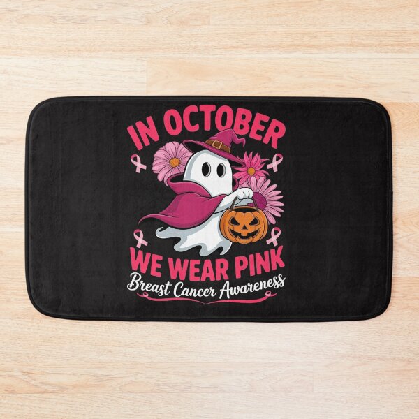 Item preview, in October We Wear Pink Witch Breast Cancer Women Halloween designed and sold by Ikwalima.