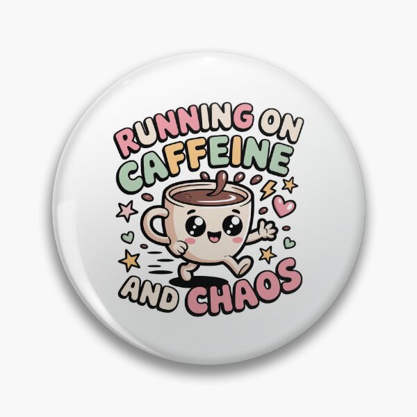 Item preview, Running on Caffeine and Chaos designed and sold by marshmelephant.