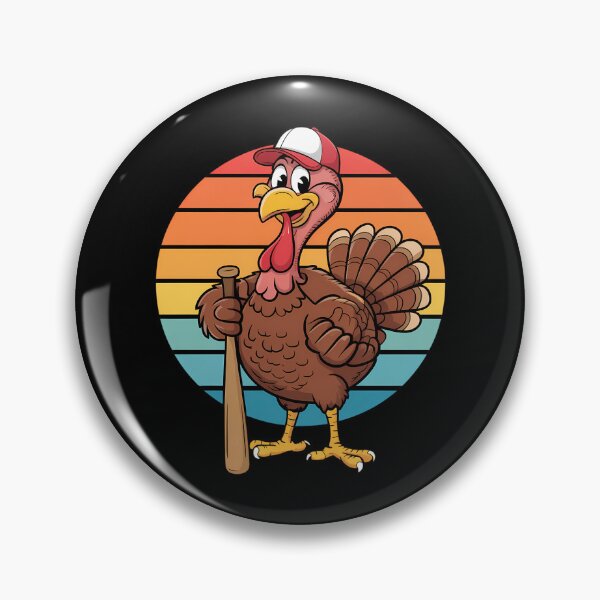 Item preview, Turkey Baseball Thanksgiving Sports designed and sold by LunaCrazeArt.