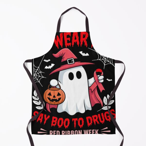 Item preview, We Wear Red Say Boo to Drugs Ghost Halloween Costume designed and sold by GarinaguHN.