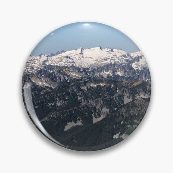 Item preview, Snow topped Cascade Mountains Washington designed and sold by flyscenicair.
