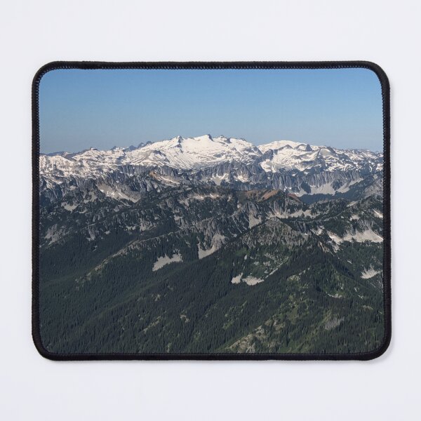 Item preview, Snow topped Cascade Mountains Washington designed and sold by flyscenicair.