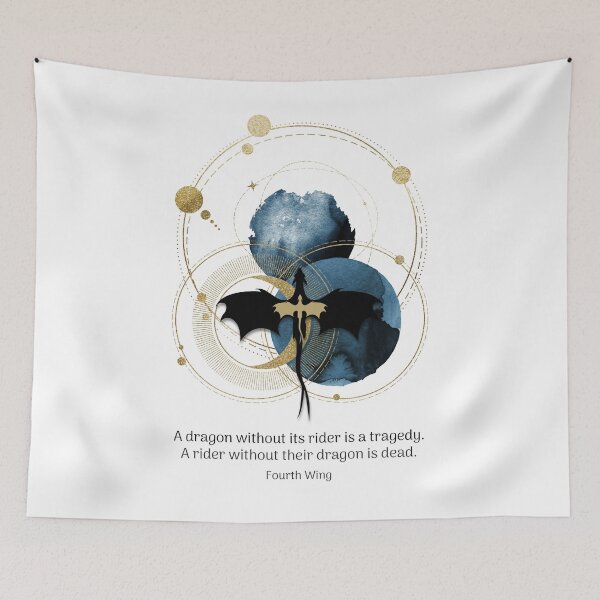 Item preview, Fourth Wing Chapter Text Quote - Fantasy Literature designed and sold by SaltedBeachPaperie.