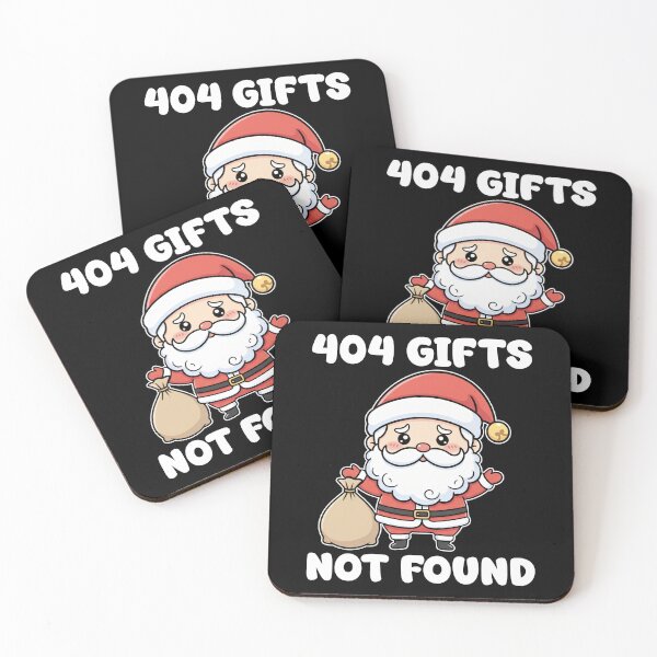 Item preview, 404 GIFTS NOT FOUND - CHRISTMAS SANTA CLAUS designed and sold by KEF Custom.