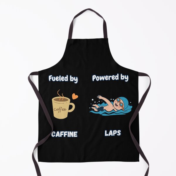 Item preview, Coffee & Laps – Swimming Motivation T-Shirt / Gift for Swimmers designed and sold by endurothreads.