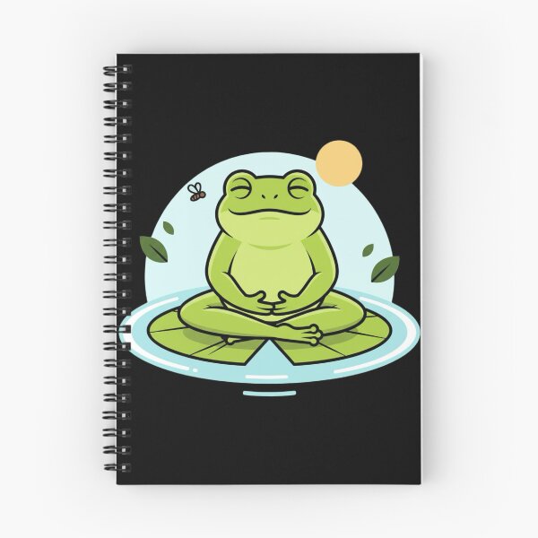 Item preview, Zen Frog Meditation – Peaceful Kawaii Frog  designed and sold by Whisky1111.