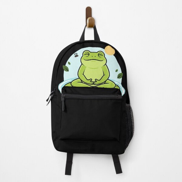 Item preview, Zen Frog Meditation – Peaceful Kawaii Frog designed and sold by Whisky1111.