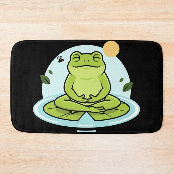 Item preview, Zen Frog Meditation – Peaceful Kawaii Frog  designed and sold by Whisky1111.