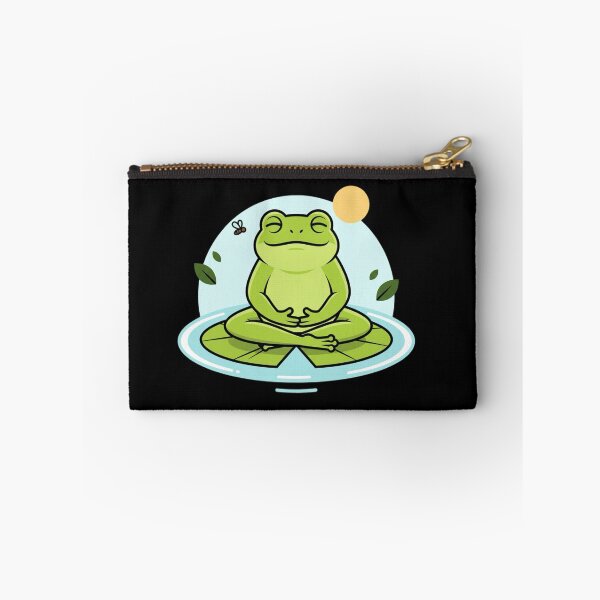Item preview, Zen Frog Meditation – Peaceful Kawaii Frog  designed and sold by Whisky1111.