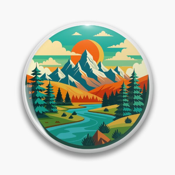 Item preview, Diseño del Parque Nacional Grand Teton: Paisaje de aventura en las montañas de Wyoming designed and sold by ActiveOutdoorLiving.