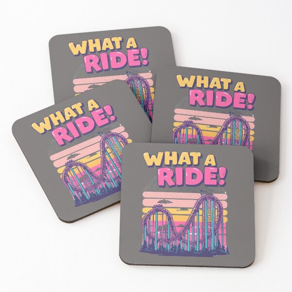 Item preview, What a Ride! Retro Roller Coaster Sunset designed and sold by Coaster Culture Industries.