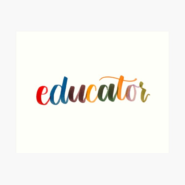 Educator Art Print