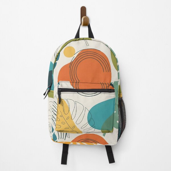 Item preview, Estampado bohemio tropical Monstera – Diseño botánico abstracto retro designed and sold by ShabanMerch.