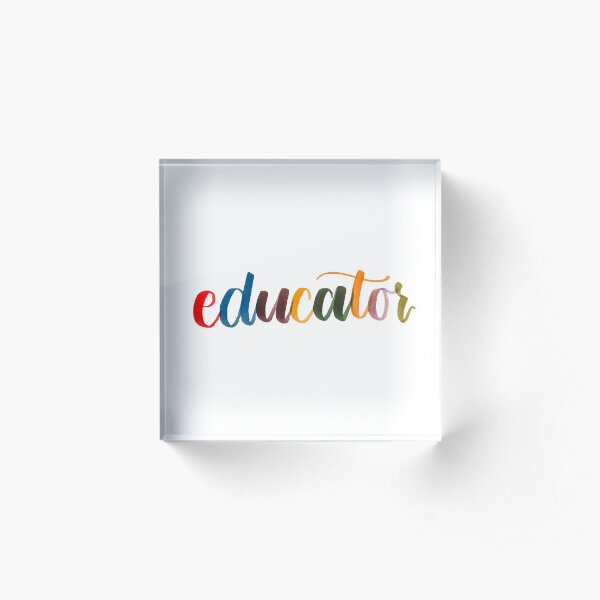 Educator Acrylic Block