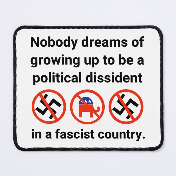 Item preview, Political dissident in a fascist country. designed and sold by Rachel the Artist .