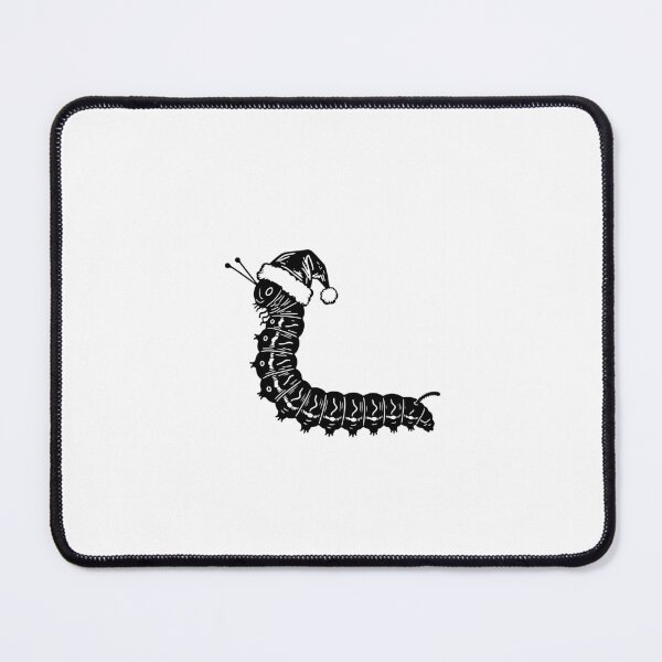 Item preview, Cute Christmas Caterpillar Wearing Santa Hat | Festive Insect Illustration designed and sold by JollyCritters.