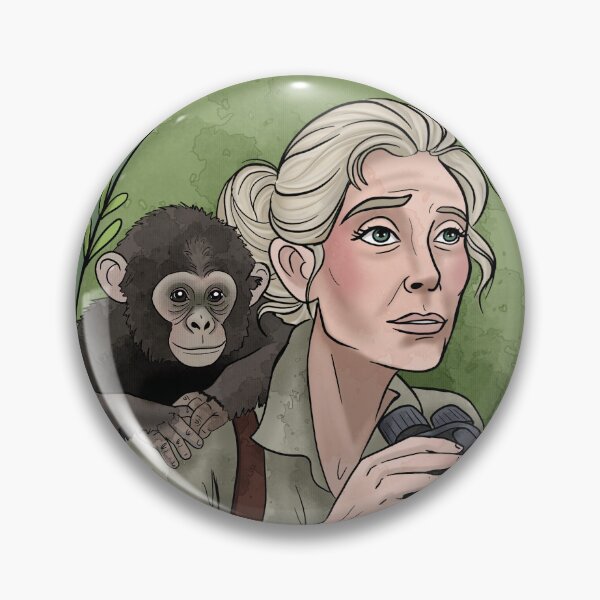 Item preview, Jane Goodall designed and sold by Lauren Eldridge-Murray.